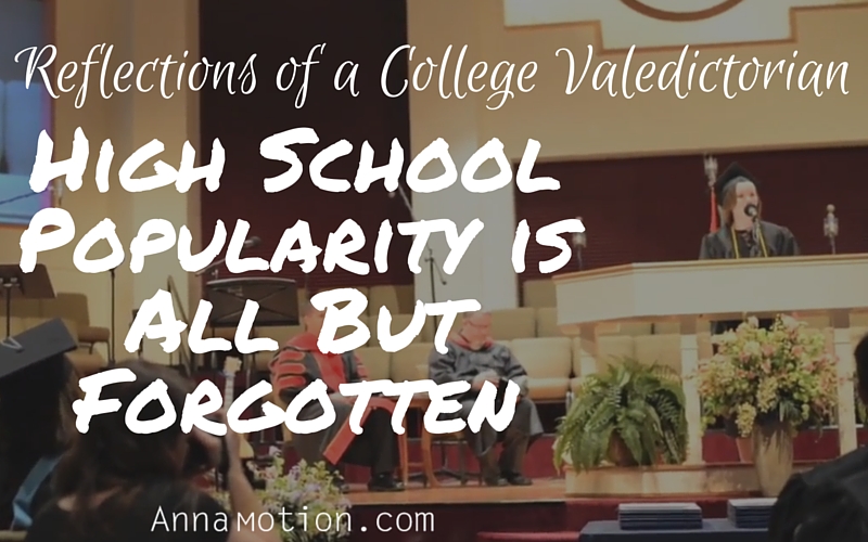 High School Popularity is All But Forgotten